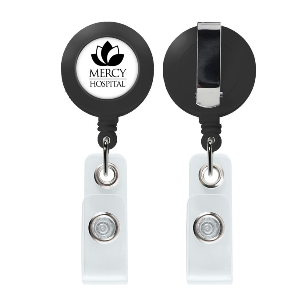 Add Your Logo: Opaque Round Badge Reel - Good