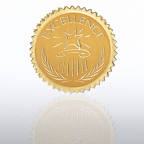 View larger image of Certificate Seal - Excellence - Star Pedestal