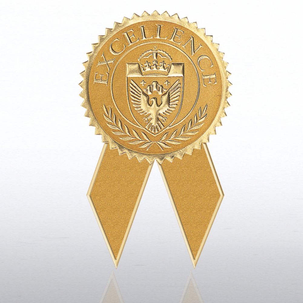 View larger image of Certificate Seal with Ribbon - Excellence - Gold