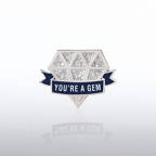 View larger image of Lapel Pin - Glitter - You're a Gem Diamond