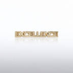 View larger image of Lapel Pin - Excellence Gold Letters