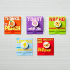 View larger image of Bravo Button Pack - Fun with Food