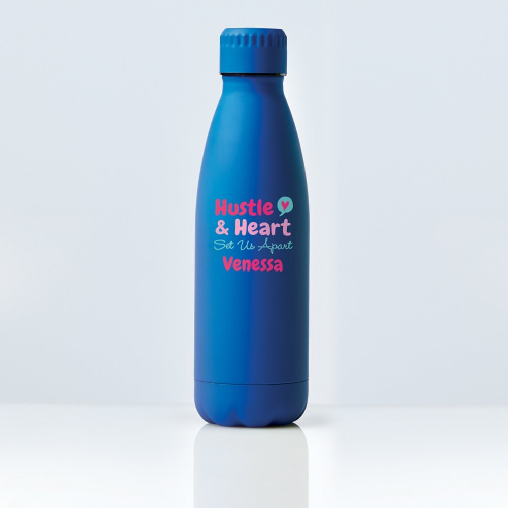 Custom: Smooth Operator Bowie Water Bottle- Blue