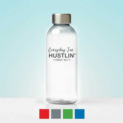 Surpr!se Custom: Glossy Water Bottle with Stainless Steel Lid