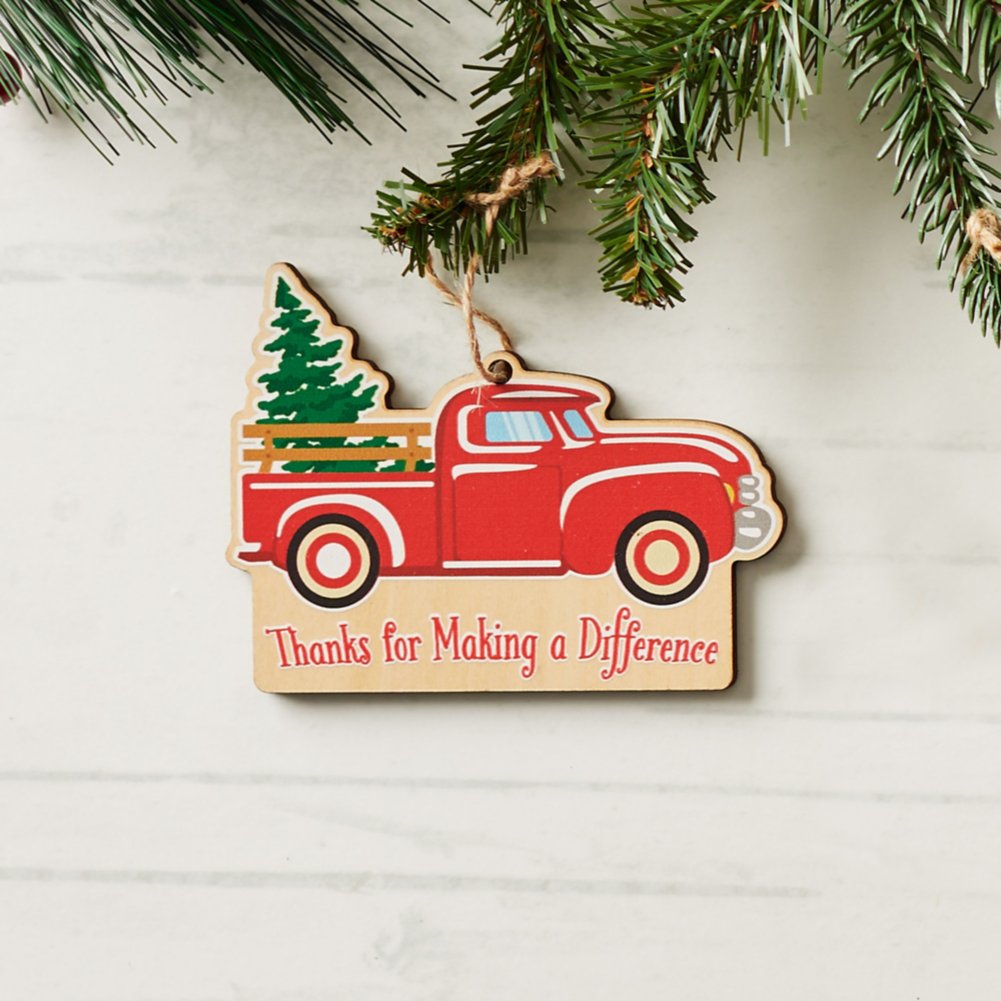 View larger image of Classic Wooden Ornament - Truck