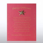 View larger image of Character Pin - Starfish: Making a Difference - Red Card