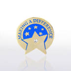 View larger image of Lapel Pin - Making a Difference Star with Gem