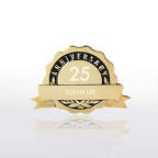 View larger image of Personalized Anniversary Lapel Pin - Black