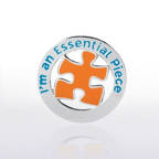 View larger image of Lapel Pin - I'm an Essential Piece - Round