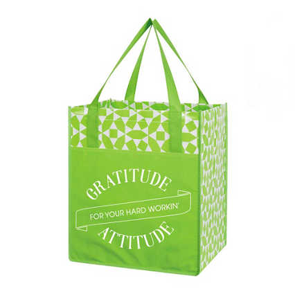 Value Grocery Tote- Gratitude For Your Hard Workin' Attitude