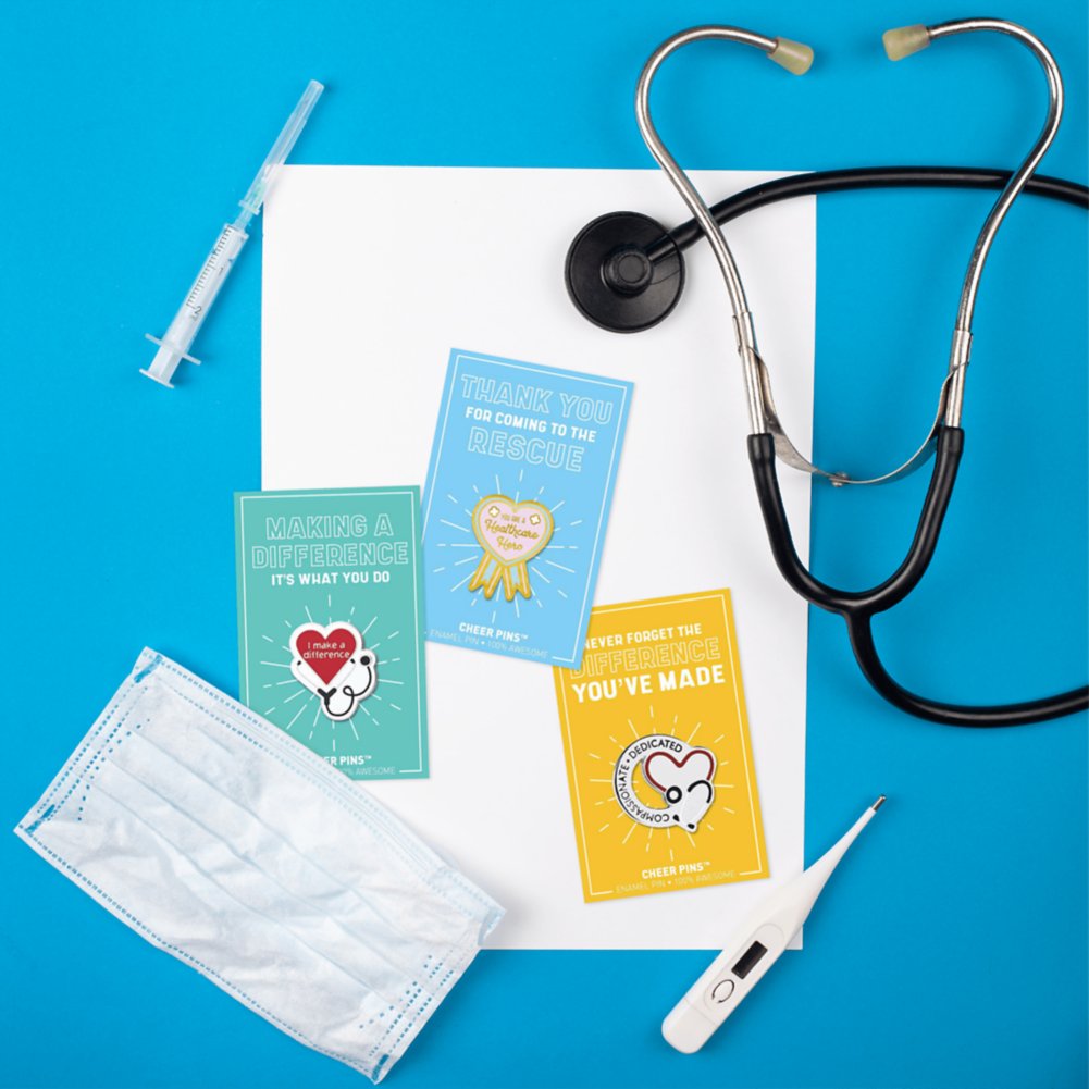 Cheer Pin Bundle - Heart of Healthcare