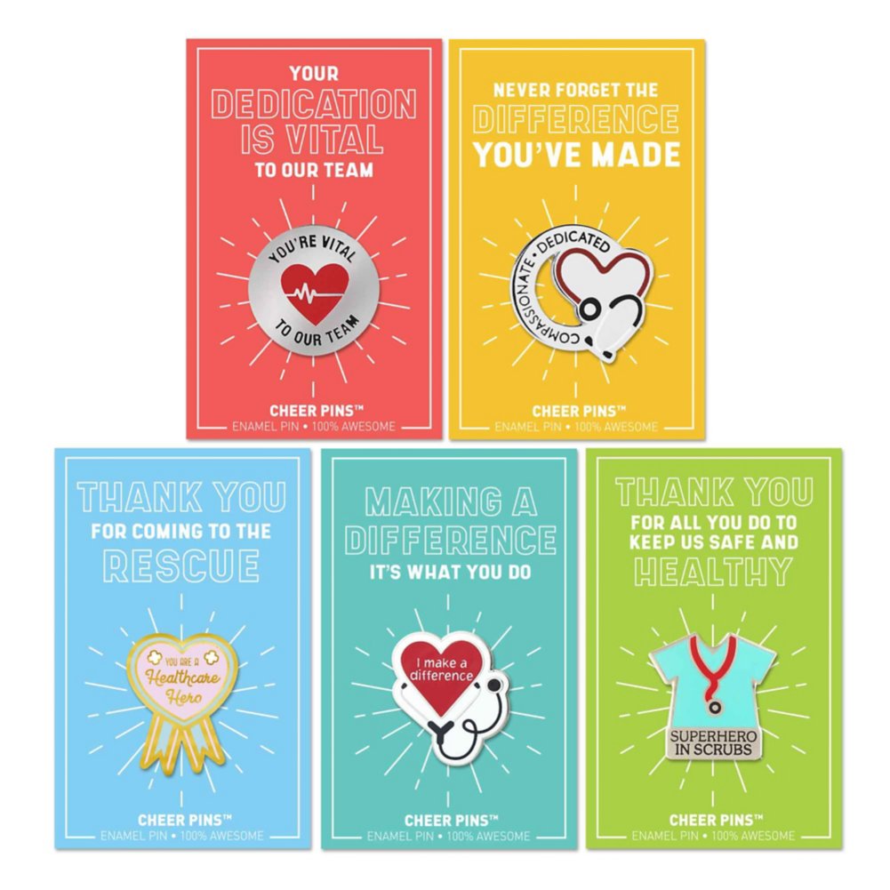 View larger image of Cheer Pin Bundle - Heart of Healthcare