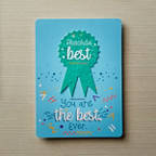 View larger image of Plantable Wildflower Award Card 5pk - Absolute Best Ever