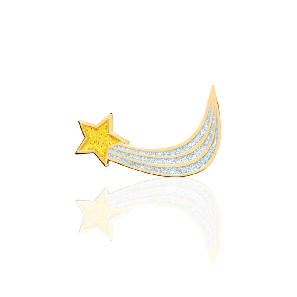 View larger image of Lapel Pin - Glitter Shooting Star