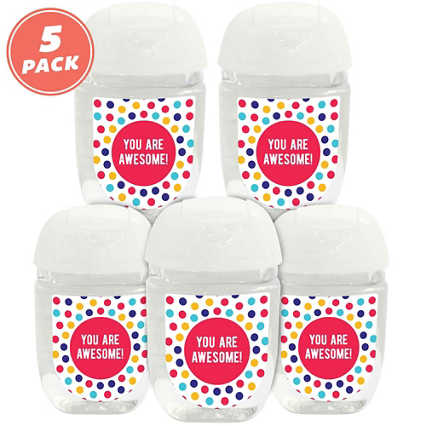 Positive Pocket Hand Sanitizer 5-Pack: You Are Awesome
