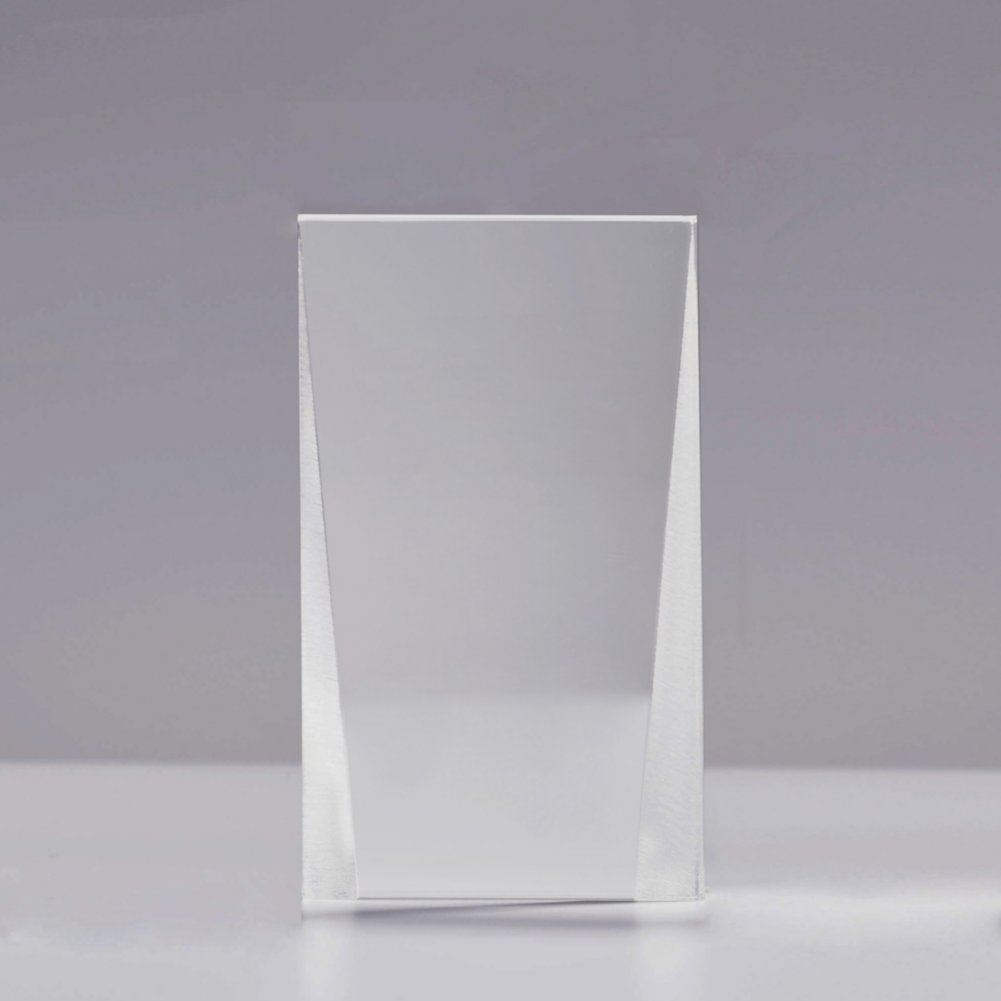 Acrylic Wedge Engraved Trophy - Medium