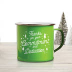 View larger image of Value Classic Enamel Mug - Commitment and Dedication