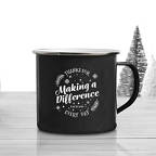 View larger image of Value Classic Enamel Mug - Thanks for Making a Difference