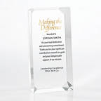 View larger image of Limitless Collection: Crystal Block Trophy - Clear