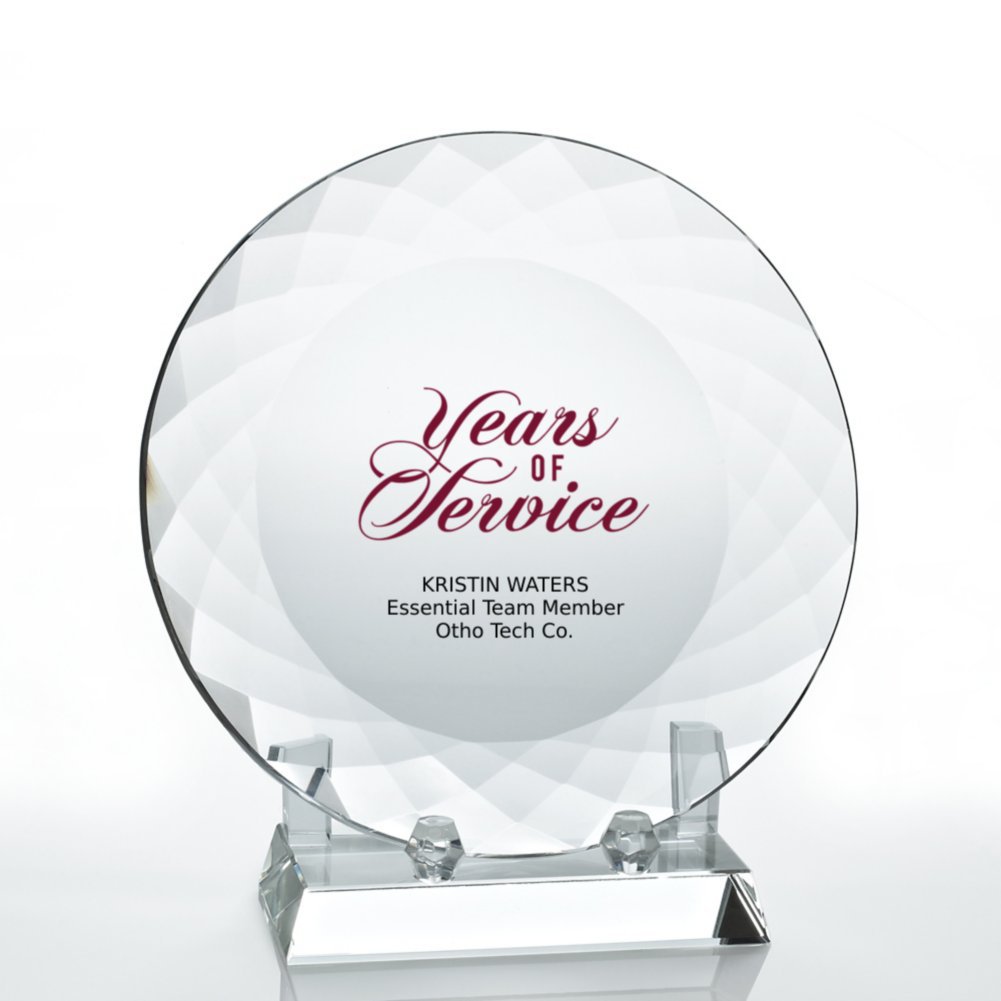 Limitless Collection: Beveled Crystal Plate