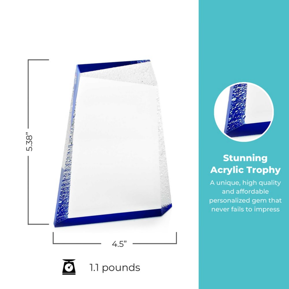 Limitless Collection: Acrylic Glacier Trophy - Small