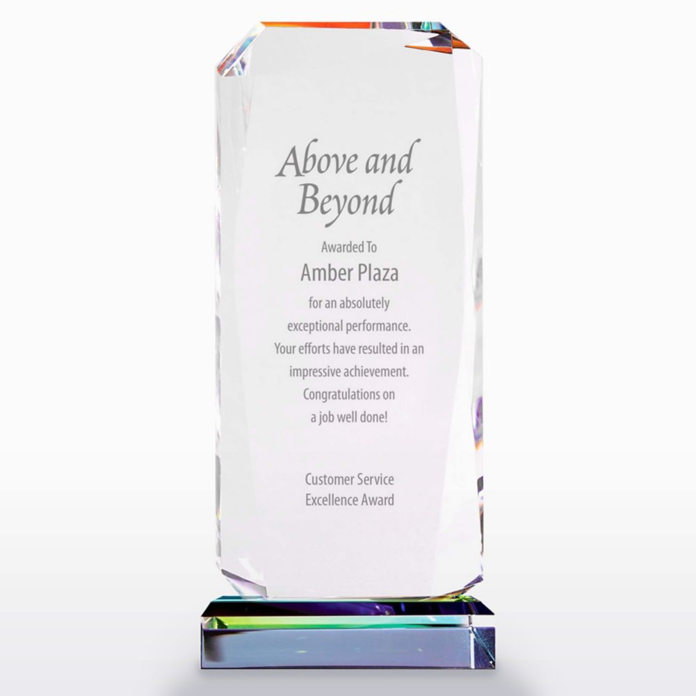 View larger image of Crystal Faceted Vibrant Luminary Trophy - Large