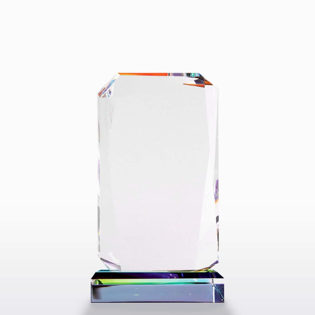 Crystal Faceted Vibrant Luminary Trophy - Small