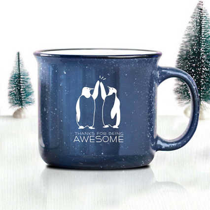 Classic Campfire Mug - Thanks for Being Awesome