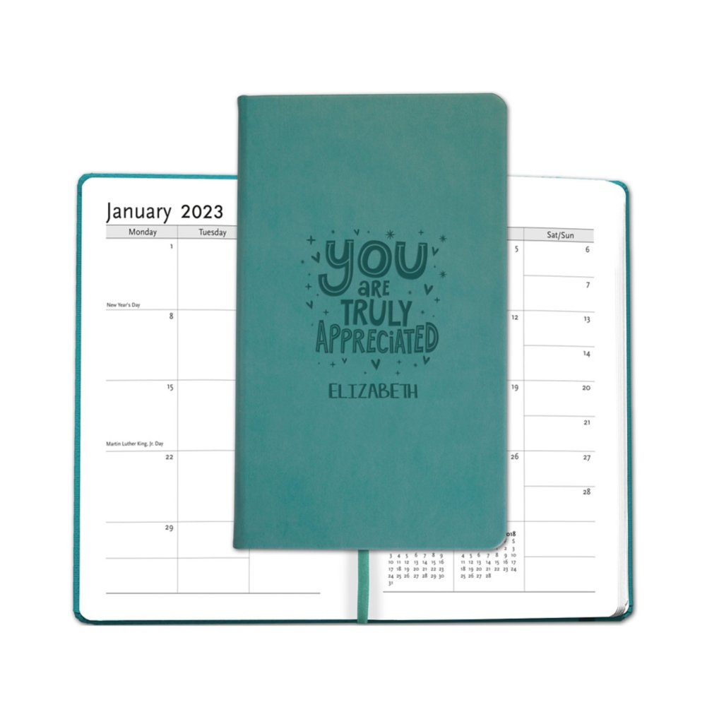 View larger image of Custom: Hard Cover Quality Planner - Engraved