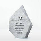 View larger image of Executive Stone Marble Peak Trophy - White