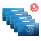 View larger image of Give Some Credit Sanitizer Card Pack - Thankful