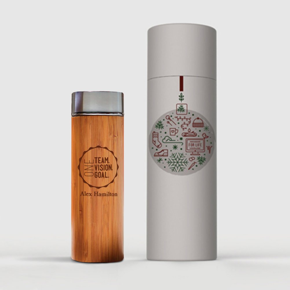 Custom: Eco-Wise Bamboo Water Bottle