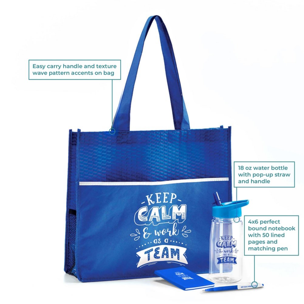 Value Office Essentials Gift Set Keep Calm & Work As A Team Baudville