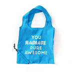 View larger image of Bright Side Neon Fold Tote - Pure Awesome