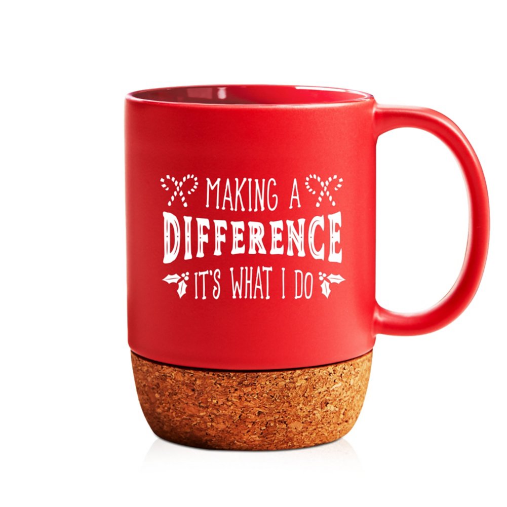 View larger image of Making a Difference Red Cork Mug