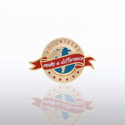 Lapel Pin - Volunteers Make a Difference