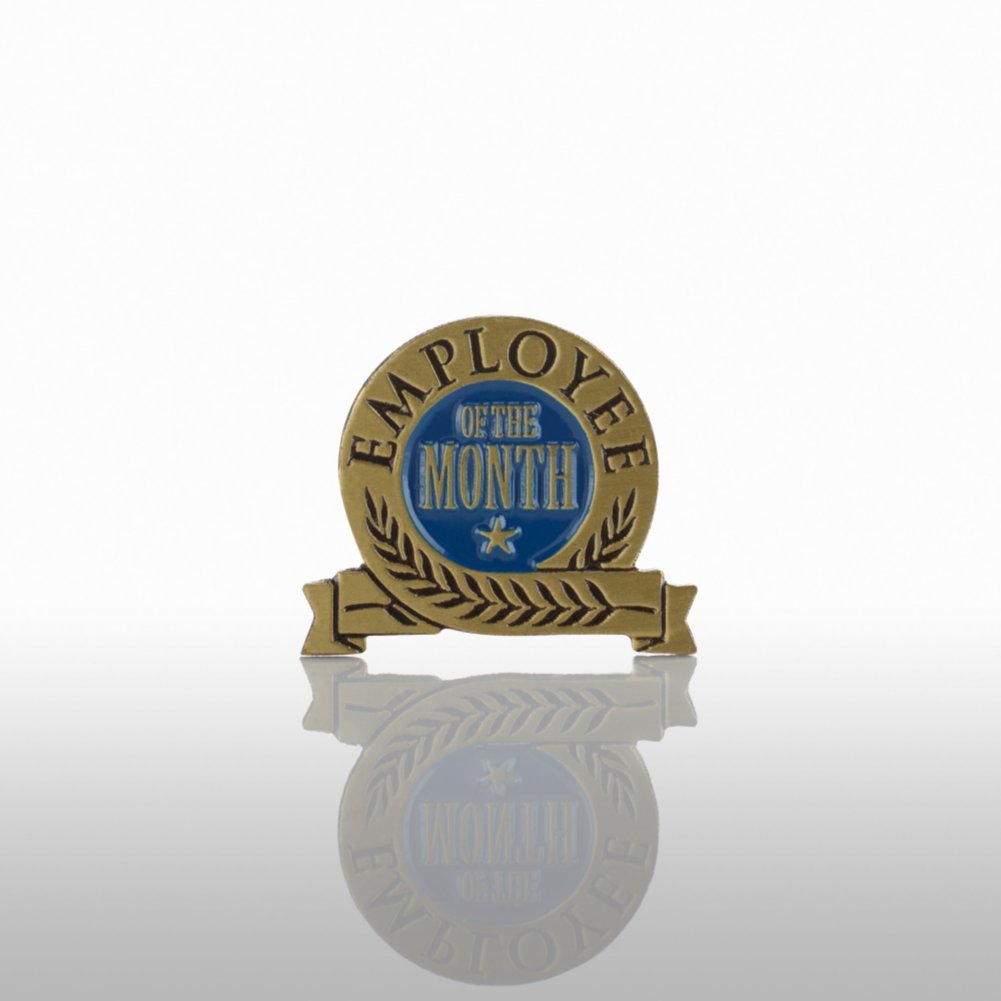 View larger image of Lapel Pin - Employee of the Month - Blue Laurel
