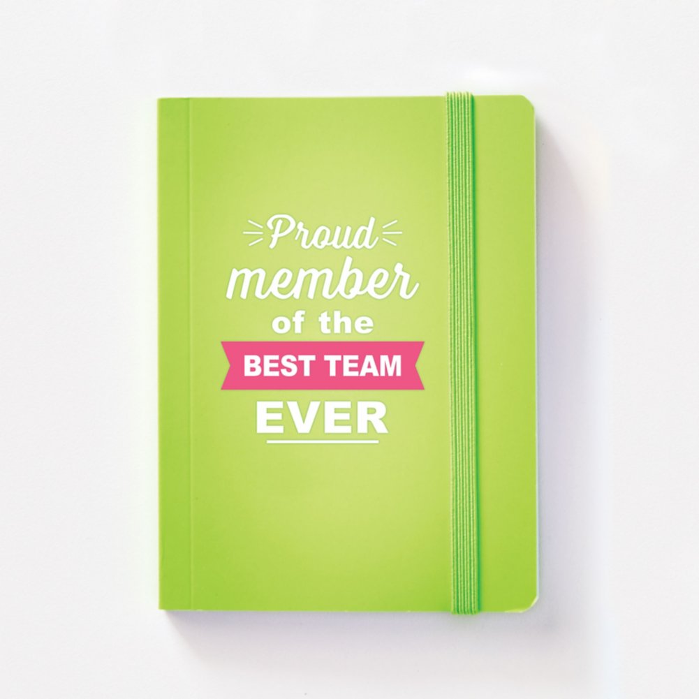 View larger image of Bright Side Neon Mini Journal - Best Team Ever