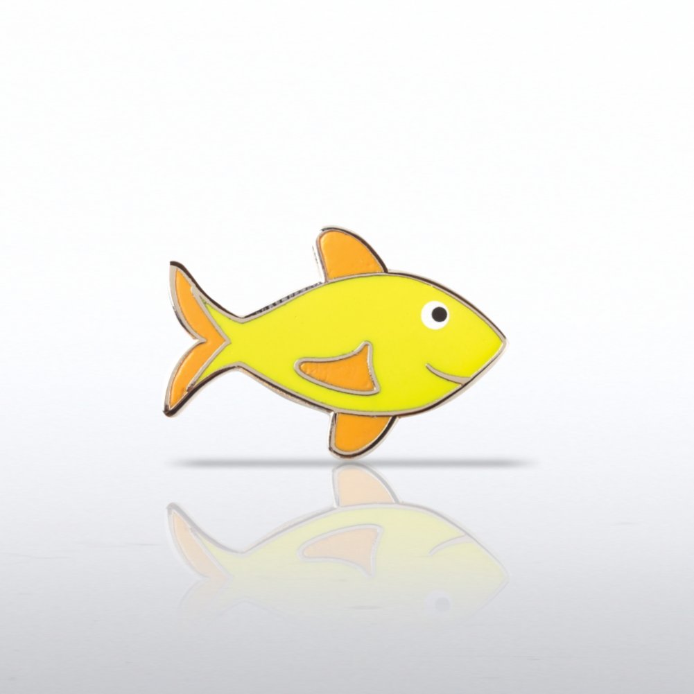 View larger image of Lapel Pin - Attitude is Everything Fish