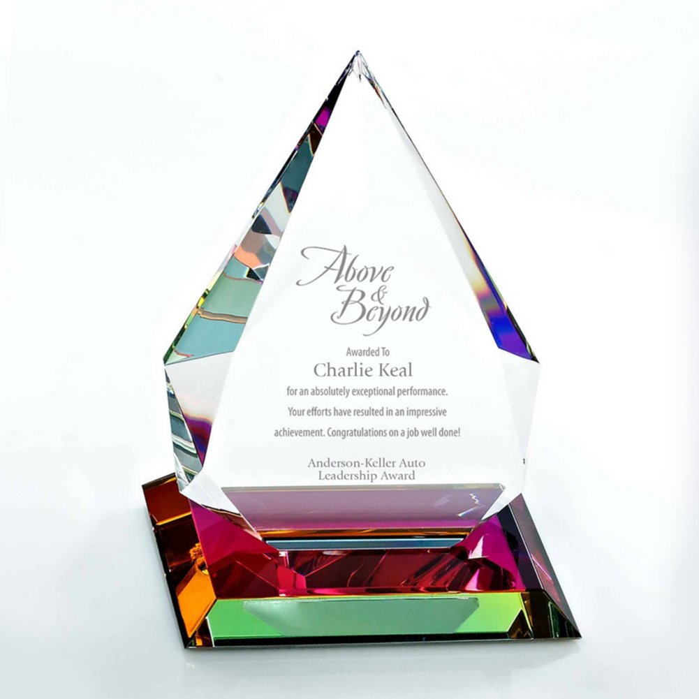 View larger image of Vibrant Luminary Crystal Trophy Collection - Tear Drop