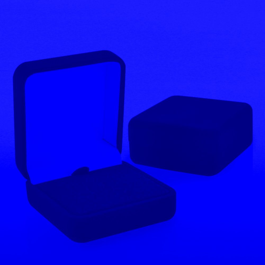 Lapel Pin Presentation Box Blue Baudville