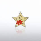View larger image of Lapel Pin -  Essential Piece Glitter Star