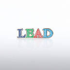 View larger image of Lapel Pin - LEAD Words