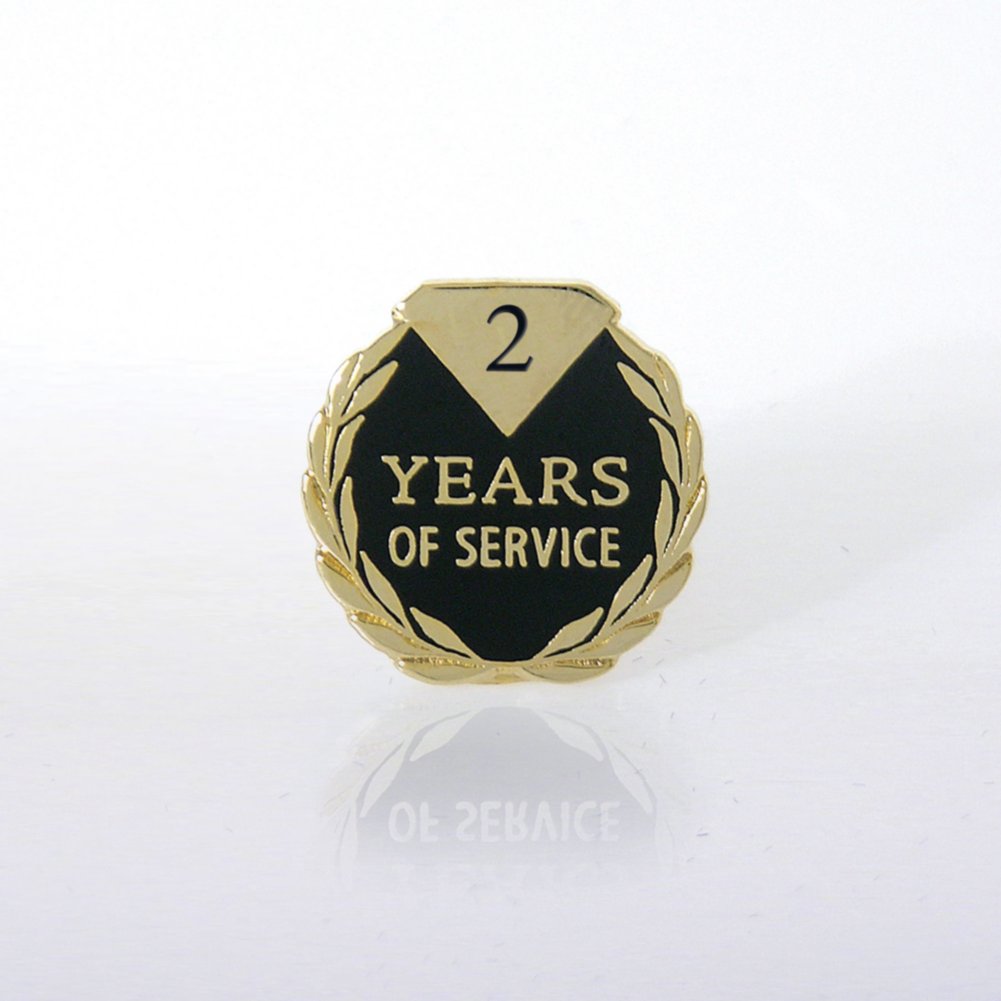 Anniversary Lapel Pin - Diamond Laurels 2YR & 3YR