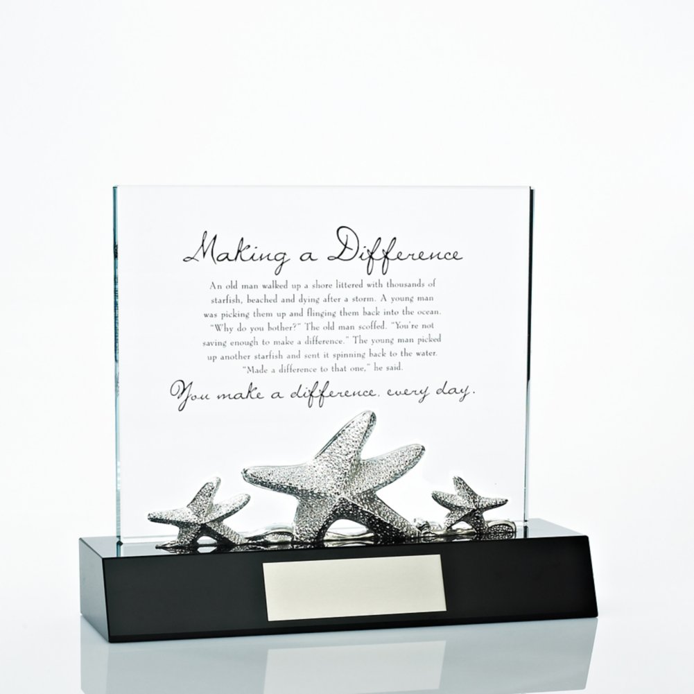Crystal Character Trophy - Starfish