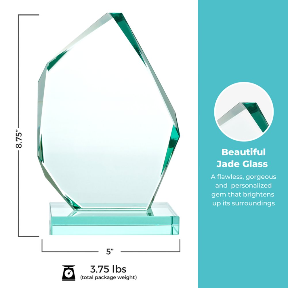 Premium Jade Trophy - Large Peak