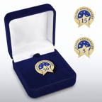 View larger image of Anniversary Lapel Pin - Happy Anniversary