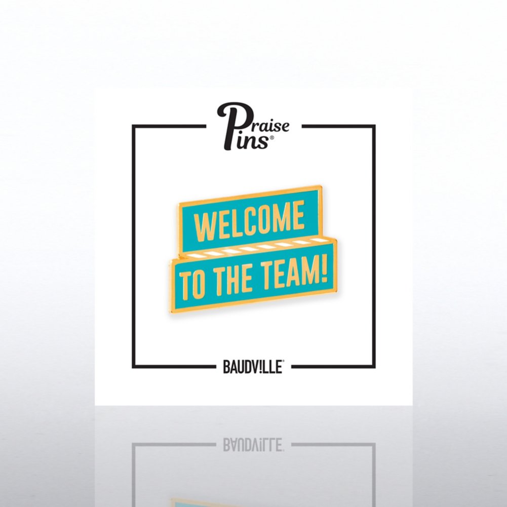 Lapel Pin - Welcome to The Team Banner