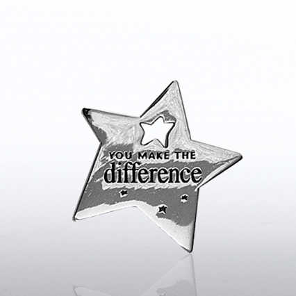 Lapel Pin - Milestone - You Make the Difference Star