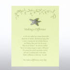 View larger image of Character Pin - Starfish: Making a Difference - Green Card